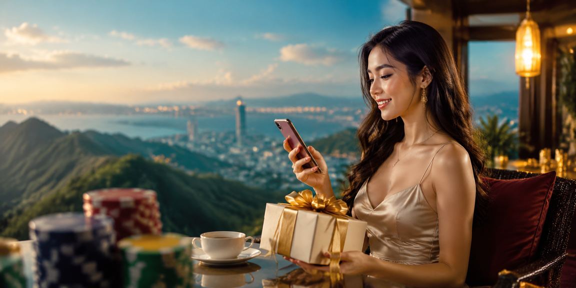 Pemain poker Malaysia bermain di telefon pintar dari kawasan peranginan Genting Highlands