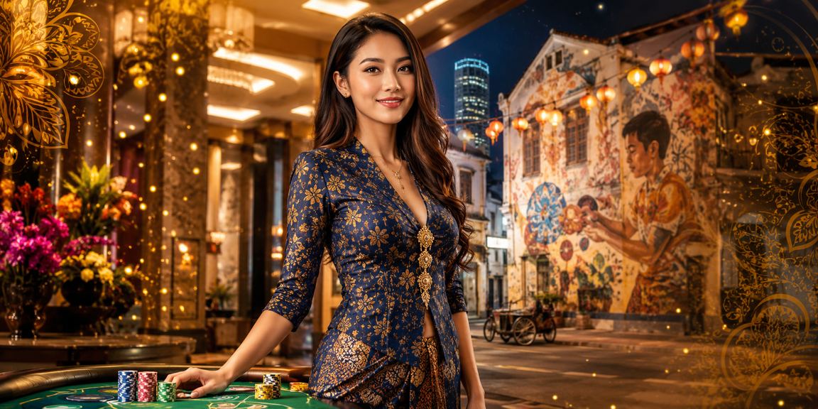 Suasana hiburan kasino di Pulau Pinang dengan pelbagai pilihan permainan slot tema Asia